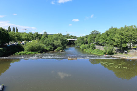 View of the Lahn river in Wetzlar