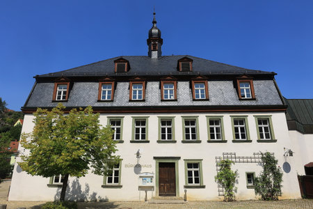 Community center in Pottenstein near Bayreuthの写真素材