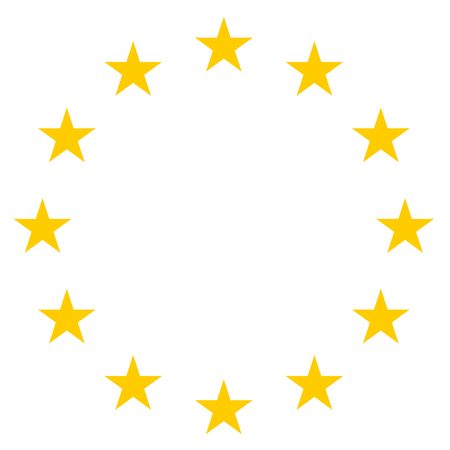 Stars In Circle Iconのイラスト素材