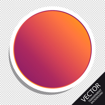 Retro Hipster Button - Vector Illustration - Isolated On Transparent Backgroundのイラスト素材