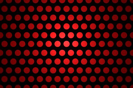 Seamless Polka Dot Background - Abstract Black And Red Shiny Templateの写真素材