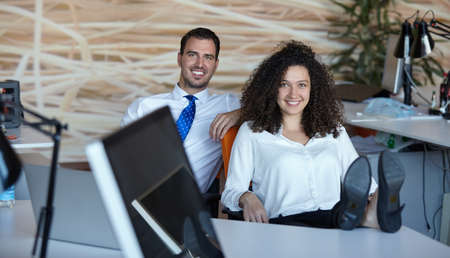 business people in the officeの写真素材