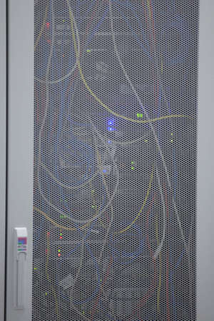 Server Room Network/communications server cluster in a server room