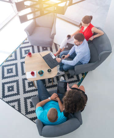 Startup Business People Working Office Corporate Team Conceptの写真素材