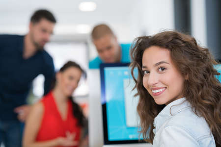 startup business people group working everyday job at modern office