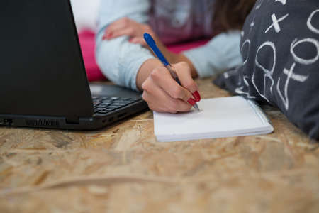 startup business, software developer working on computer at modern officeの写真素材