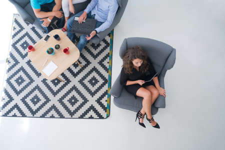 Startup Business People Working Office Corporate Team Conceptの写真素材