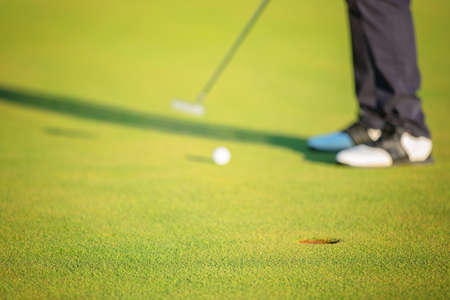 Man Playing Golf