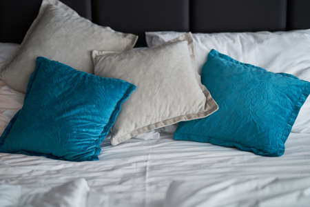 Arriving at a hotel room, conceptの写真素材