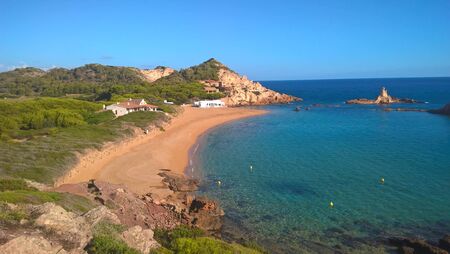 Beach in Menorcaの写真素材