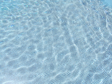 Transparent water in the pool