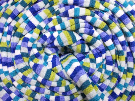 Reel of cloth strips
