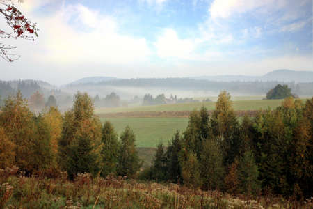 Famous National Park in Poland Table Mountains ( Gory Stolowe).