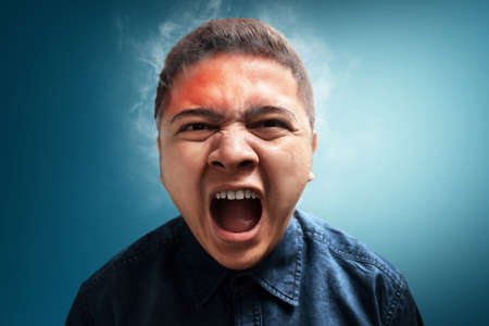 Angry manの写真素材