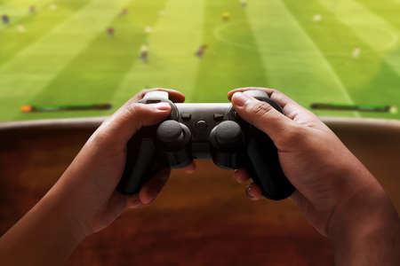 Playing video games