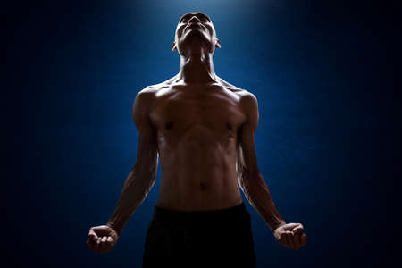 Muscular manの写真素材