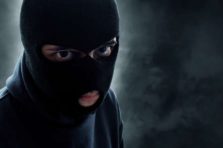 Thief in balaclava