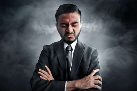 Business man angryの写真素材
