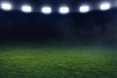 Soccer stadium fieldの写真素材
