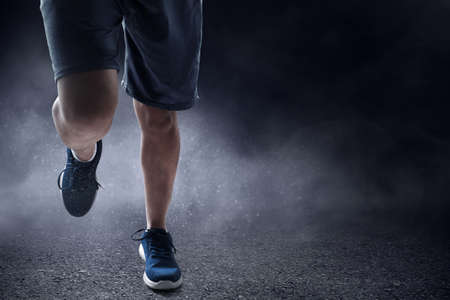 Man running outdoor