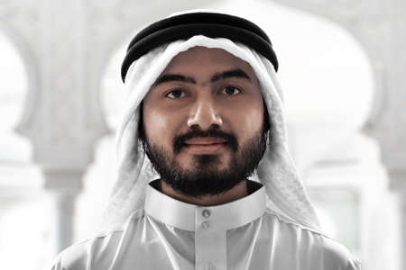 Portrait of young arab man