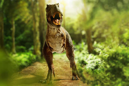 Dinosaur, Stegosaurus in the jungle