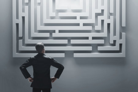 Business man standing 3d illustrationの写真素材
