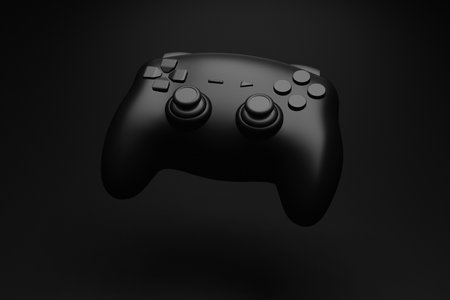 Game controller on 3d illustrationの写真素材