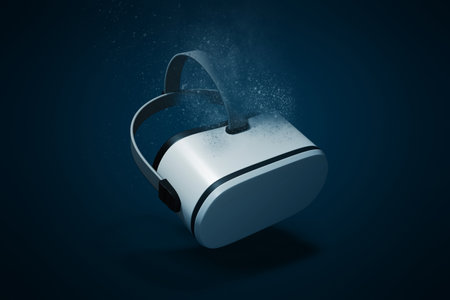 Virtual reality glasses 3d illustration