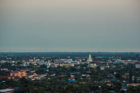 Landscape in city on evening.の写真素材