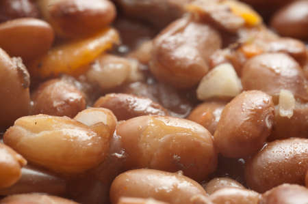 cooked beansの写真素材