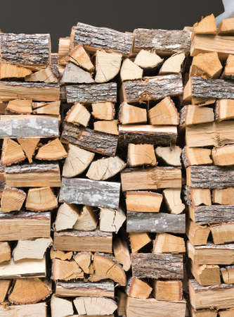 Firewood texture, after the sawing woodの写真素材