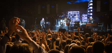concert night life outsideの写真素材
