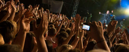 hands up on concert