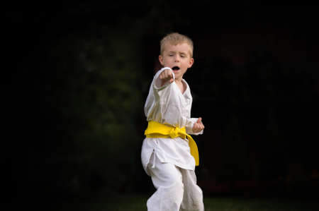 Karate kids martial Artsの写真素材