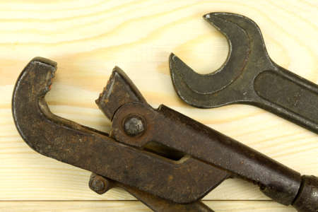 Old wrenchesの写真素材