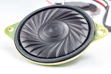 Speaker for mobile computer on a white background