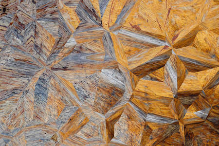 Old weathered wooden texture with a damaged layer. Abstract background