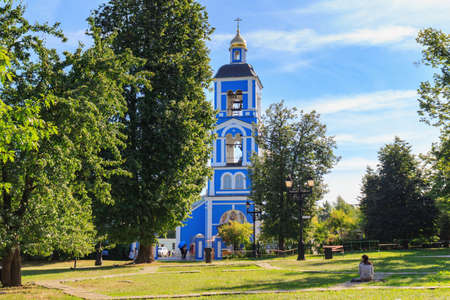 Moscow, Russia - August 12, 2018: Temple of the icon of Our Lady Life-giving Source in...
