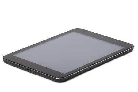 tablet computer isolated on the white backgroundsの写真素材