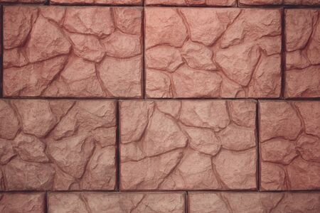texture of the red stone bridge backgroundの写真素材