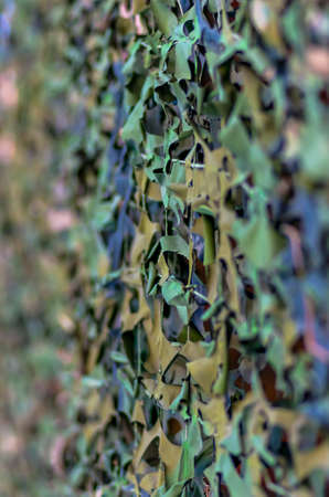 Army camouflage net for equipment and facilitiesの写真素材