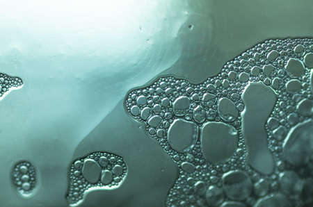 Abstract background light beer bubbles close soft focusの写真素材