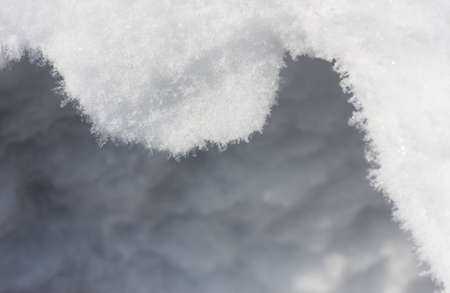 Background of snow this winter large shapes, patterns, closeの写真素材