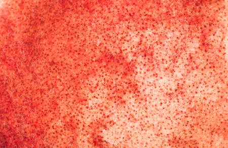 Background velvet leather natural organic peach ripe closeの写真素材