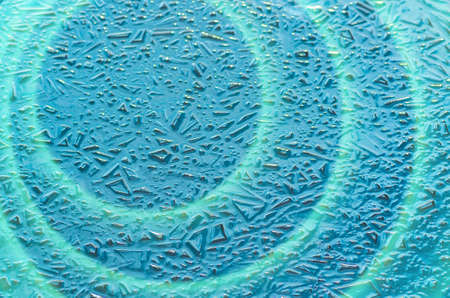 Texture, patterns on pond ice on Christmas Eve. Winter backgroundの写真素材