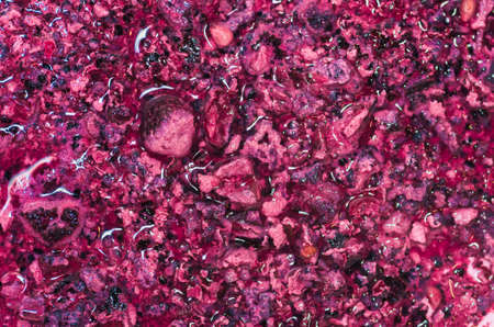 wine stone and yeast after fermentation of red wine. alcohol backgroundの写真素材