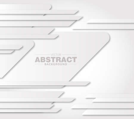 Gray white abstract shape backgroundのイラスト素材