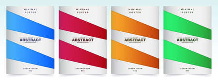 Abstract book cover with gradient colorのイラスト素材