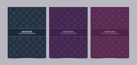 Abstract blue and purple color minimal covers pattern designのイラスト素材